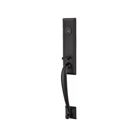 Emtek Flat Black Handleset 4414NWUS19 4414NWUS19